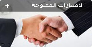 الإمتيازات الممنوحة